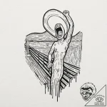 Tattoo design for an arm, the scream by edvar… – tattoo sketch (№1751794957_0, 06.07.2025 09:42) — tattoovalue.net