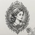 группа 2: tech & glitch minis (технологичные… – tattoo sketch (№1751795628_0, 06.07.2025 09:53) — tattoovalue.net