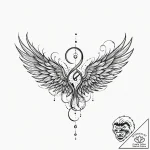 Tattoo design for an arm, a soundwave, that s… – tattoo sketch (№1751800734_0, 06.07.2025 11:18) — tattoovalue.net