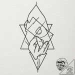 Tiny tattoo design, three tiny, parallel line… – tattoo sketch (№1751801670_0, 06.07.2025 11:34) — tattoovalue.net