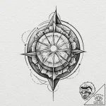 Tattoo design for shoulder, a perfect, shatte… – tattoo sketch (№1751809839_0, 06.07.2025 13:50) — tattoovalue.net