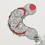 Tattoo design for an arm, a fortune cookie, c… – tattoo sketch (№1751809930_0, 06.07.2025 13:52) — tattoovalue.net