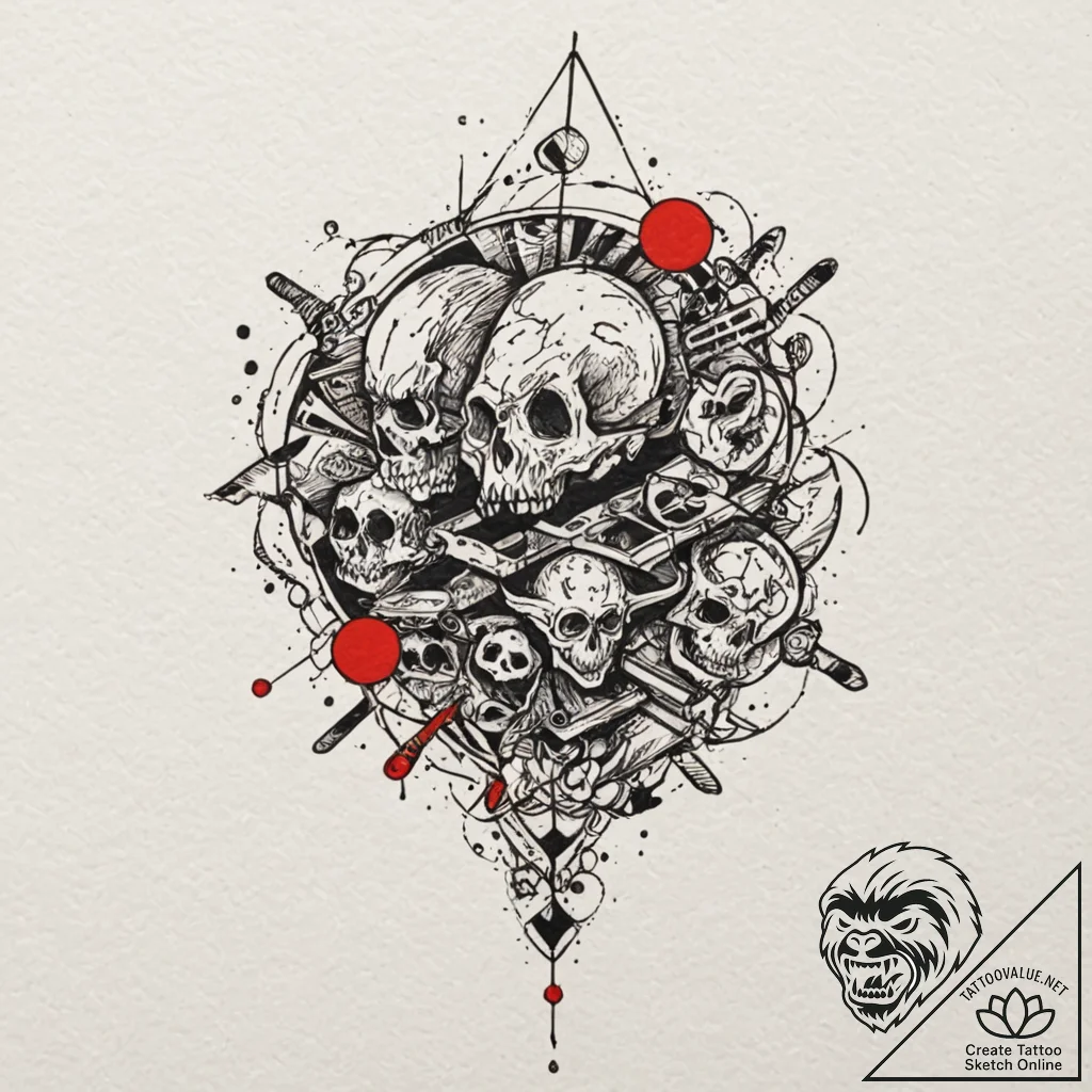 группа 10: playful & pop culture (игровые и п... - tattoo sketch (№1751810103_0, 06.07.2025 13:55) — tattoovalue.net