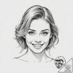 Smile, tattoo drawing outline, black and whit… – tattoo sketch (№1751815244_0, 06.07.2025 15:20) — tattoovalue.net