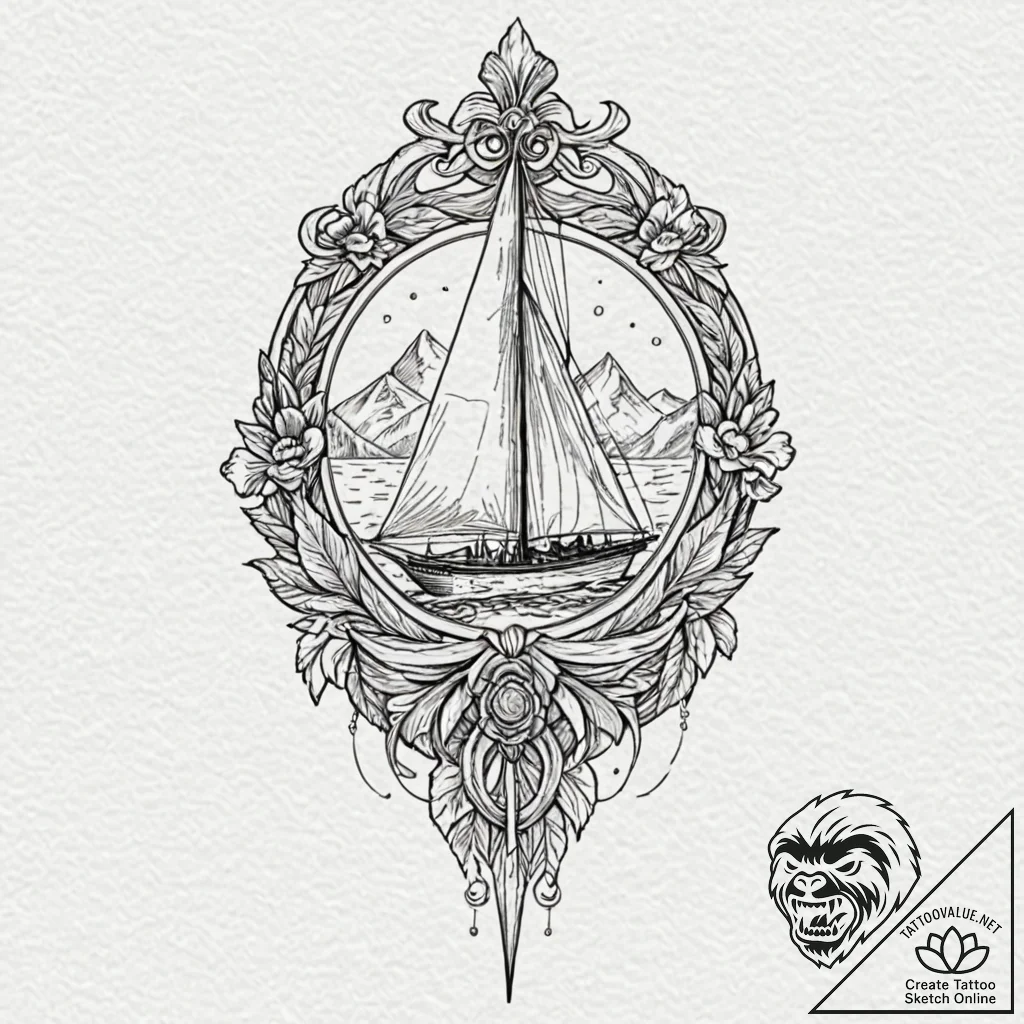 Malenia, blade of miquella from elden ring, t... - tattoo sketch (№1751815835_0, 06.07.2025 15:30) — tattoovalue.net
