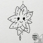 A linework tattoo design of the soot sprites… – tattoo sketch (№1751816088_0, 06.07.2025 15:34) — tattoovalue.net