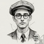 A neo-traditional portrait of max fischer fro… – tattoo sketch (№1751816426_0, 06.07.2025 15:40) — tattoovalue.net