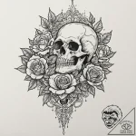 Excalibur in the stone, tattoo flash sheet de… – tattoo sketch (№1751819286_0, 06.07.2025 16:28) — tattoovalue.net
