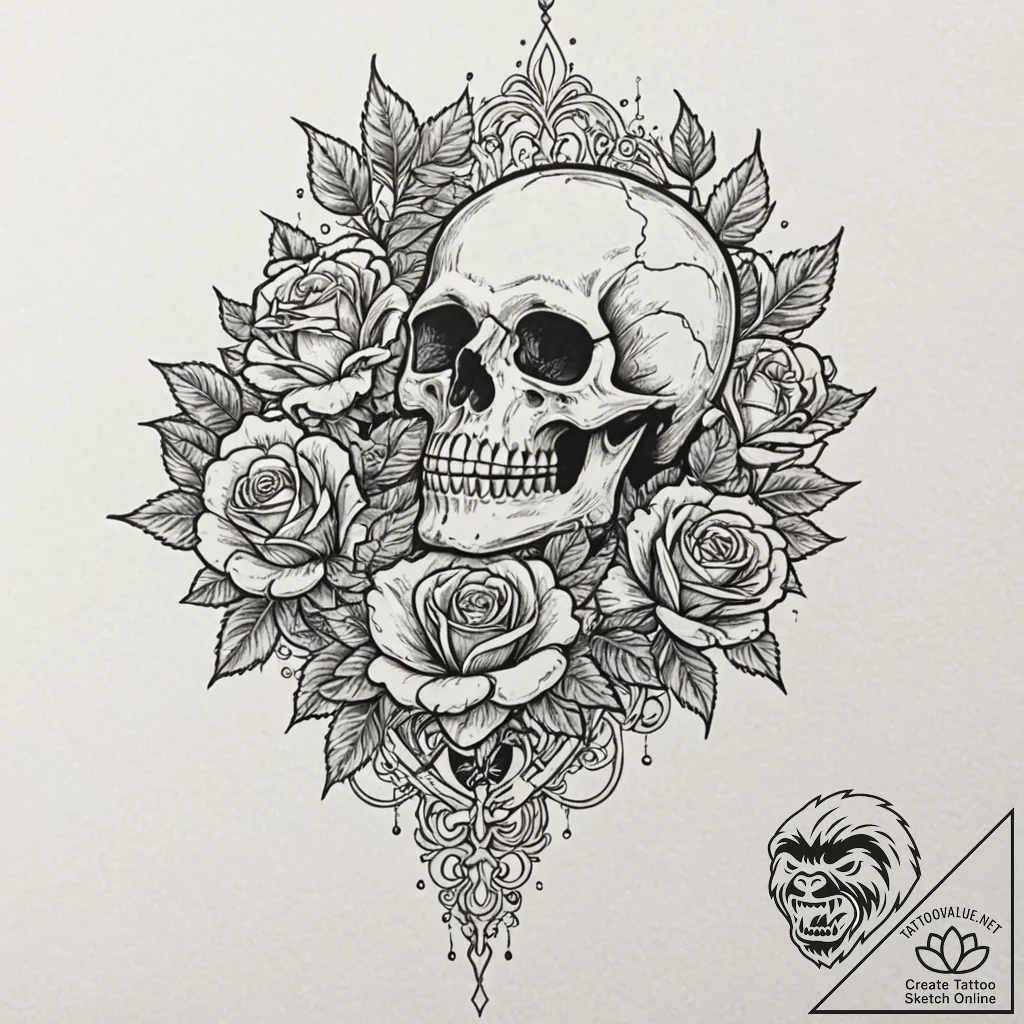 Excalibur in the stone, tattoo flash sheet de... - tattoo sketch (№1751819286_0, 06.07.2025 16:28) — tattoovalue.net
