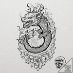 125. a neo-traditional tattoo of the “i’ll be… – tattoo sketch (№1751820589_0, 06.07.2025 16:49) — tattoovalue.net