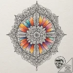 Yesenin, tattoo drawing outline, highly detai… – tattoo sketch (№1751821946_0, 06.07.2025 17:12) — tattoovalue.net