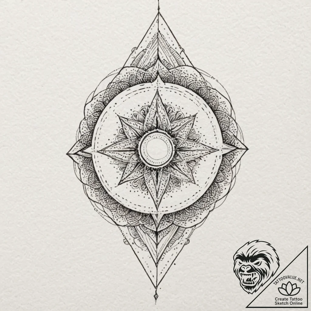 рјрёс„рѕр»рѕрірёсџ рё рёсѓс‚рѕсђрёсџ (рїрµсђр... - tattoo sketch (№1751824845_0, 06.07.2025 18:00) — tattoovalue.net