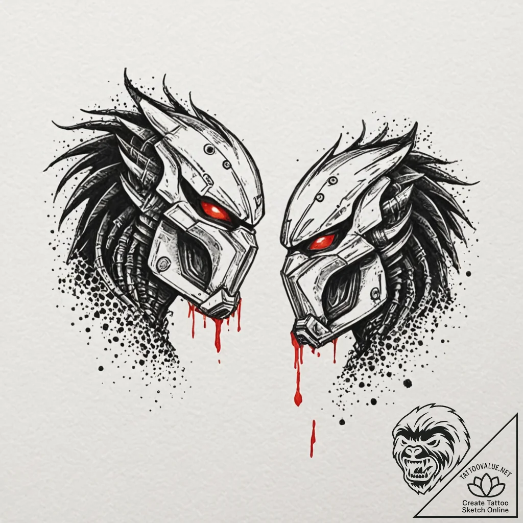 119. a graphic novel panel of dutch and the p... - tattoo sketch (№1751825604_0, 06.07.2025 18:13) — tattoovalue.net