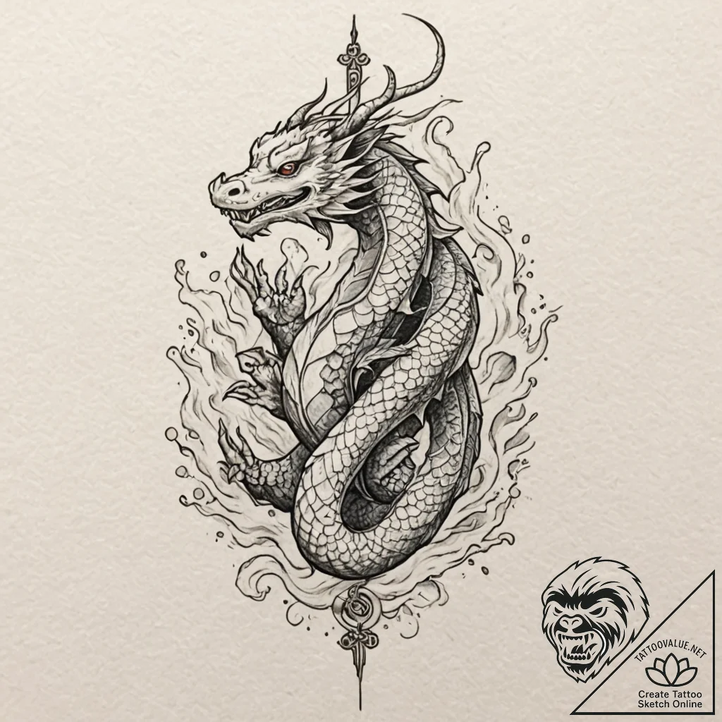 Praying hands, artistic tattoo sketch, studio... - tattoo sketch (№1751826781_0, 06.07.2025 18:33) — tattoovalue.net
