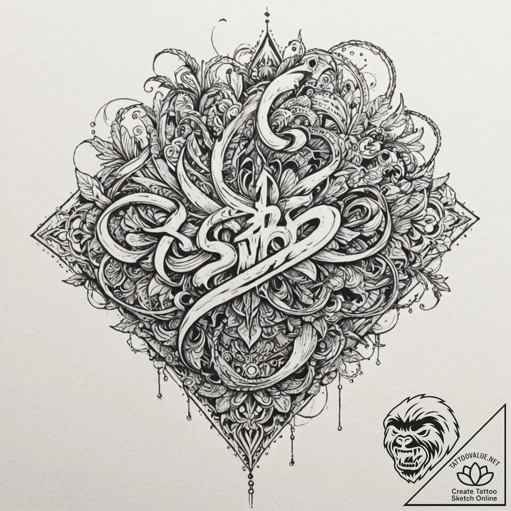A sewing needle and thread, tattoo line art,... - tattoo sketch (№1751828372_0, 06.07.2025 18:59) — tattoovalue.net