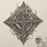 Beowulf, ink illustration for tattoo, detaile… – tattoo sketch (№1751828542_0, 06.07.2025 19:02) — tattoovalue.net