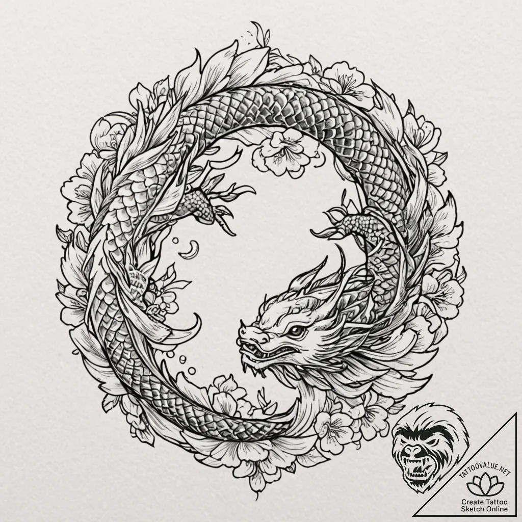 Puzzle, tattoo line art, clean lines, crisp o... - tattoo sketch (№1751829804_0, 06.07.2025 19:23) — tattoovalue.net