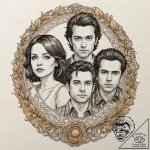A watercolor sketch of the main characters fr… – tattoo sketch (№1751830230_0, 06.07.2025 19:30) — tattoovalue.net