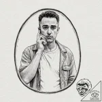 A neo-traditional portrait of the main charac… – tattoo sketch (№1751833141_0, 06.07.2025 20:19) — tattoovalue.net