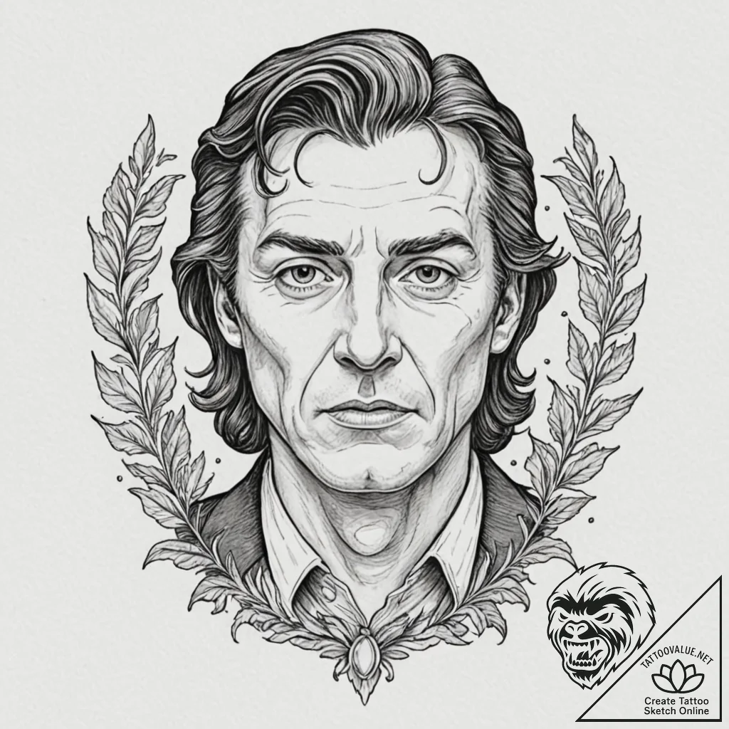 A neo-traditional tattoo of the "captain howd... - tattoo sketch (№1751833448_0, 06.07.2025 20:24) — tattoovalue.net