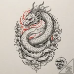 Motherland (statue), tattoo line art, black a… – tattoo sketch (№1751836183_0, 06.07.2025 21:09) — tattoovalue.net