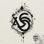 A watercolor sketch of the akatsuki cloud sym… – tattoo sketch (№1751836860_0, 06.07.2025 21:21) — tattoovalue.net