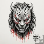 A watercolor tattoo of the predator’s shimmer… – tattoo sketch (№1751837743_0, 06.07.2025 21:35) — tattoovalue.net