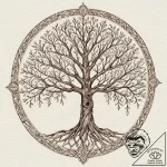 A beautiful linework tattoo sketch of the whi… – tattoo sketch (№1751838832_0, 06.07.2025 21:53) — tattoovalue.net