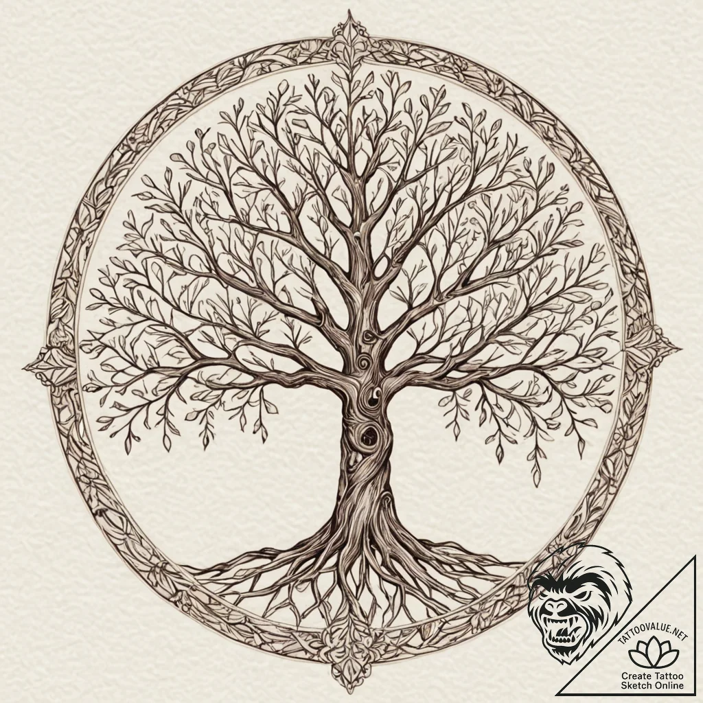 A beautiful linework tattoo sketch of the whi... - tattoo sketch (№1751838832_0, 06.07.2025 21:53) — tattoovalue.net