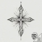 A linework tattoo of the “oh, you betcha” phr… – tattoo sketch (№1751839170_0, 06.07.2025 21:59) — tattoovalue.net