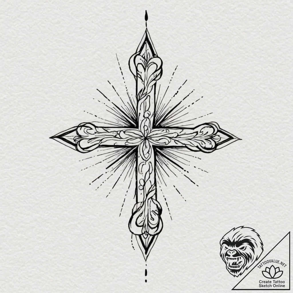 A linework tattoo of the "oh, you betcha" phr... - tattoo sketch (№1751839170_0, 06.07.2025 21:59) — tattoovalue.net