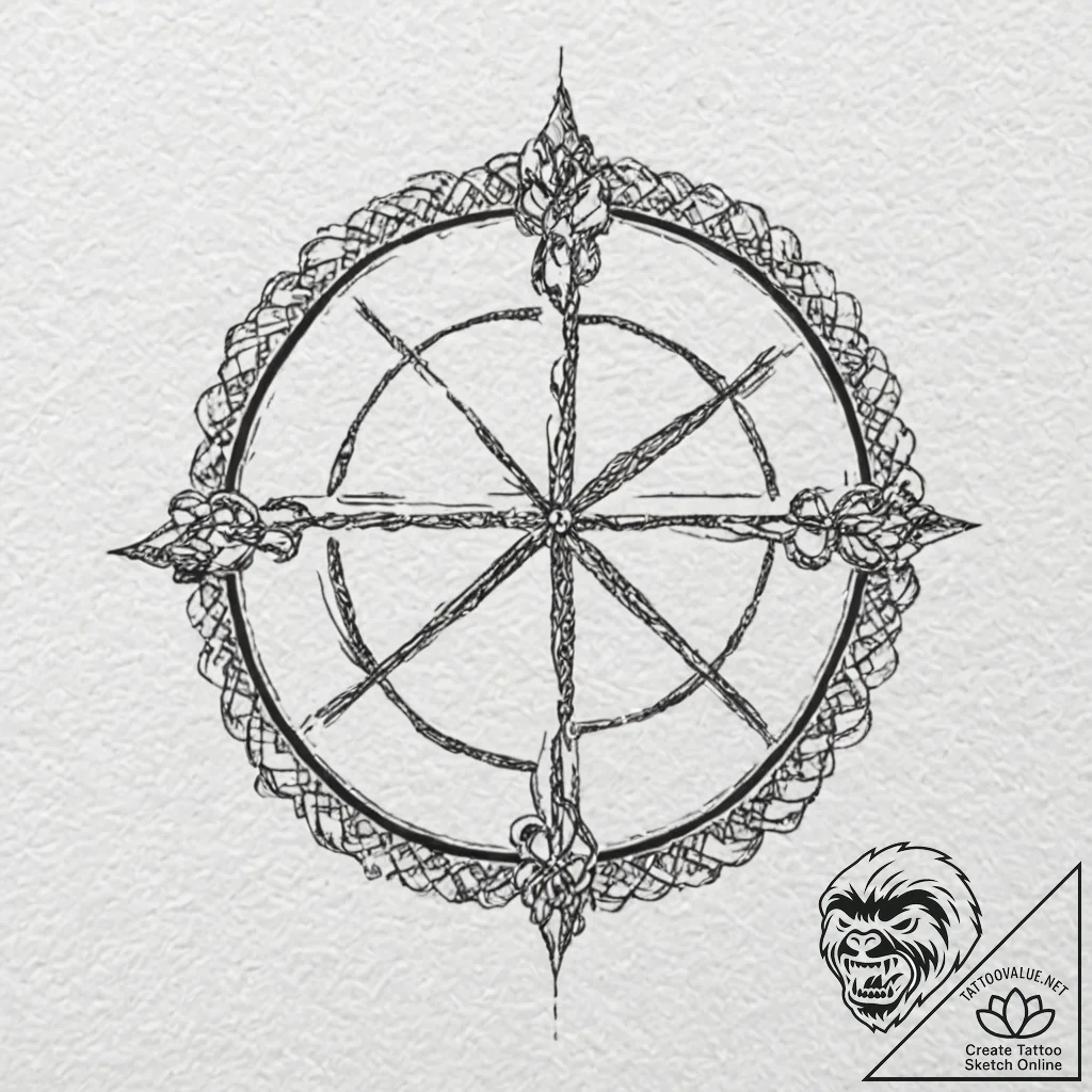 A graphic tattoo of the phrase "no fate but w... - tattoo sketch (№1751839589_0, 06.07.2025 22:06) — tattoovalue.net