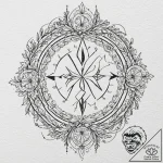 A linework design of the strange swedish rune… – tattoo sketch (№1751840262_0, 06.07.2025 22:17) — tattoovalue.net