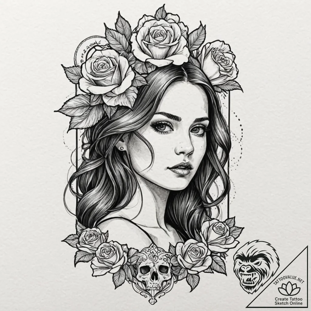 A watercolor tattoo of the main character fro... - tattoo sketch (№1751840346_0, 06.07.2025 22:19) — tattoovalue.net