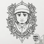 A neo-traditional tattoo of randy marsh from… – tattoo sketch (№1751841314_0, 06.07.2025 22:35) — tattoovalue.net