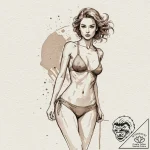 A neo-traditional tattoo of the three-breaste… – tattoo sketch (№1751841987_0, 06.07.2025 22:46) — tattoovalue.net