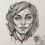 A graphic novel panel of the final twist from… – tattoo sketch (№1751842240_0, 06.07.2025 22:50) — tattoovalue.net