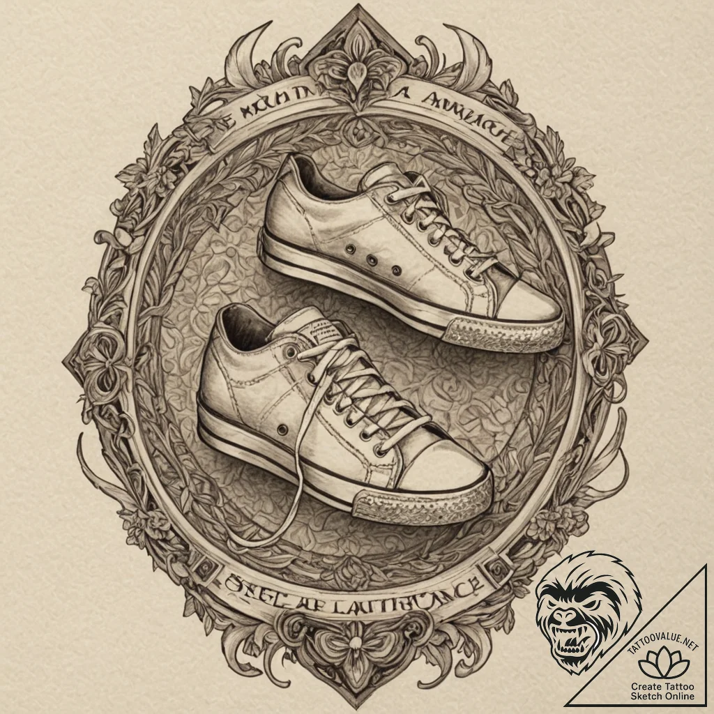 A tattoo flash sheet of items: the sports alm... - tattoo sketch (№1751842493_0, 06.07.2025 22:54) — tattoovalue.net