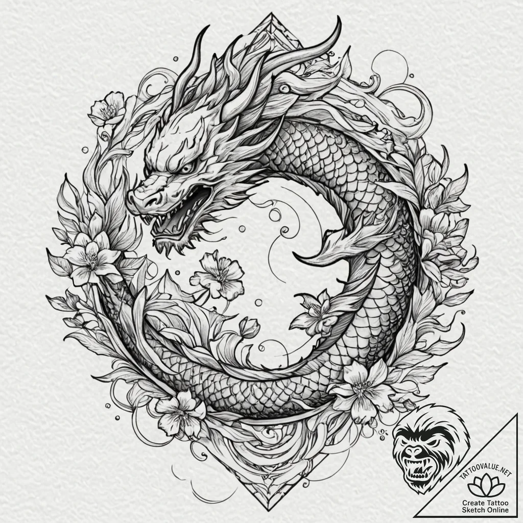 Sky, artistic tattoo sketch, muted color pale... - tattoo sketch (№1751843927_0, 06.07.2025 23:18) — tattoovalue.net