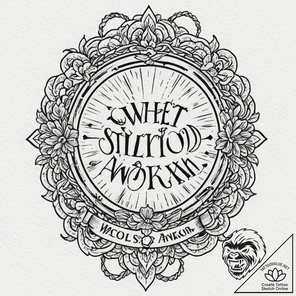 A chicano lettering tattoo "well, that was a... - tattoo sketch (№1751845112_0, 06.07.2025 23:38) — tattoovalue.net