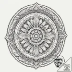 Mechanical spine (sandevistan style), tattoo… – tattoo sketch (№1751845630_0, 06.07.2025 23:47) — tattoovalue.net
