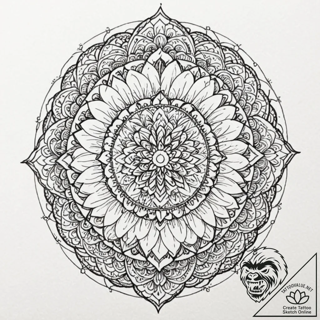 Pearl, artistic tattoo sketch, black and grey... - tattoo sketch (№1751845972_0, 06.07.2025 23:52) — tattoovalue.net