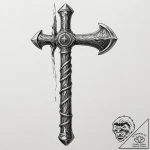Tomahawk, artistic tattoo sketch, detailed cr… – tattoo sketch (№1751846787_0, 07.07.2025 00:06) — tattoovalue.net