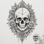 A sketch of the genie from aladdin, “you ain’… – tattoo sketch (№1751848063_0, 07.07.2025 00:27) — tattoovalue.net