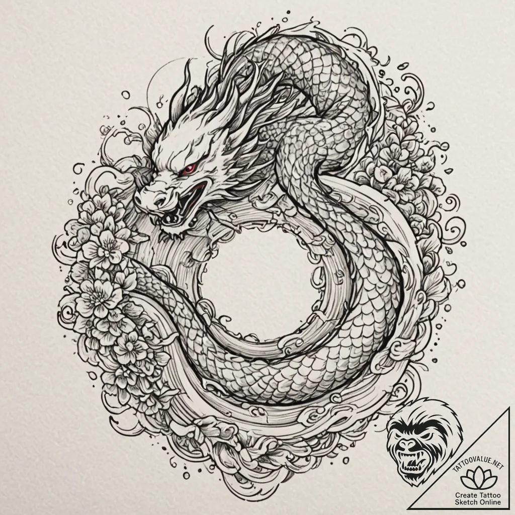 A sketch of the family from succession, looki... - tattoo sketch (№1751848859_0, 07.07.2025 00:40) — tattoovalue.net