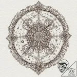 A constellation of a specific zodiac sign (is… – tattoo sketch (№1751849278_0, 07.07.2025 00:47) — tattoovalue.net