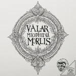 A chicano lettering tattoo of “valar morghuli… – tattoo sketch (№1751857027_0, 07.07.2025 02:57) — tattoovalue.net