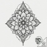 A watercolor splash effect, tattoo drawing ou… – tattoo sketch (№1751861192_0, 07.07.2025 04:06) — tattoovalue.net