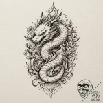 с‡сѓр¶рѕр№ (alien):, tattoo sketch design, se… – tattoo sketch (№1751862475_0, 07.07.2025 04:27) — tattoovalue.net