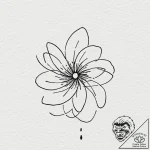 Pulse, tattoo sketch design, minimalist appro… – tattoo sketch (№1751865285_0, 07.07.2025 05:14) — tattoovalue.net